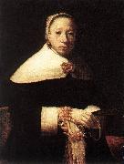 DOU, Gerrit Portrait of a Woman dfhkg oil on canvas